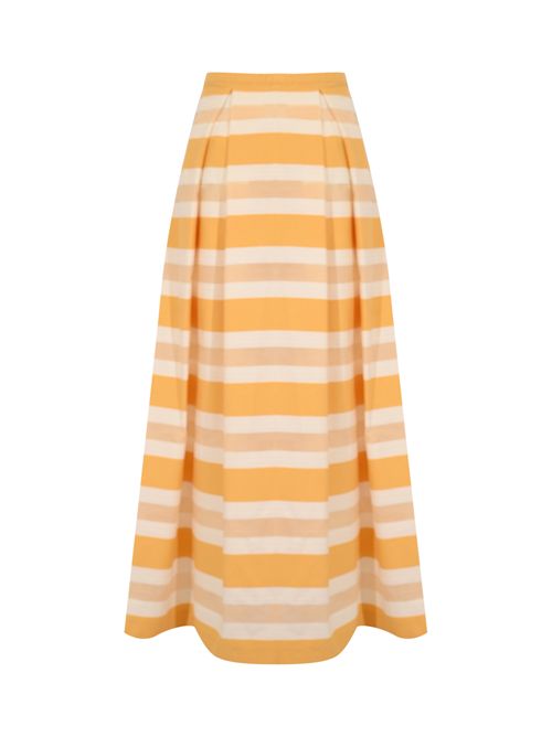 Gonna in misto conte con maxi righe Herno | GN000111D 132873411